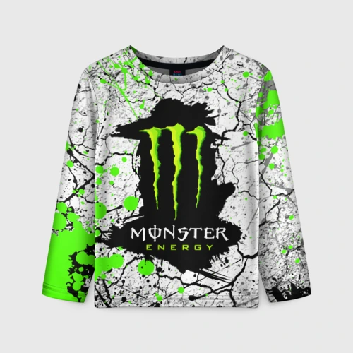 Детский лонгслив 3D Monster energy