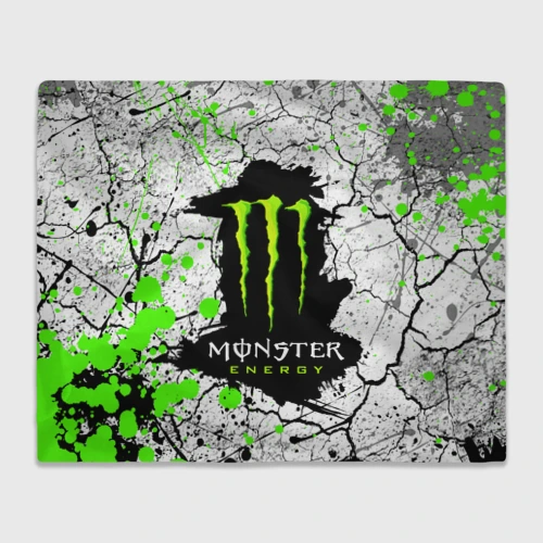 Плед 3D Monster energy