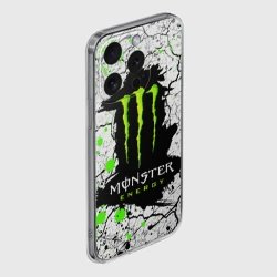 Чехол для iPhone 15 Pro Max силиконовый с защитой камеры Monster energy - фото 2