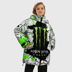 Женская зимняя куртка Oversize Monster energy - фото 2