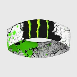 Повязка на голову 3D Monster energy
