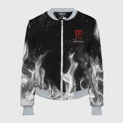 Женский бомбер 3D Monster energy +спина