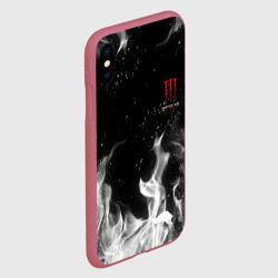 Чехол для iPhone XS Max матовый Monster energy +спина - фото 2