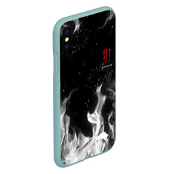 Чехол для iPhone XS Max матовый Monster energy +спина - фото 2