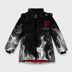 Зимняя куртка для девочек 3D MONSTER ENERGY (+спина) (Z)