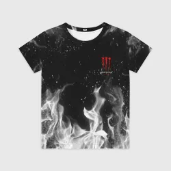 Детская футболка 3D Monster energy +спина