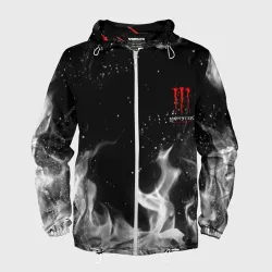 Мужская ветровка 3D Monster energy +спина