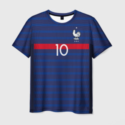 Мужская футболка 3D Mbappe home Euro 2020