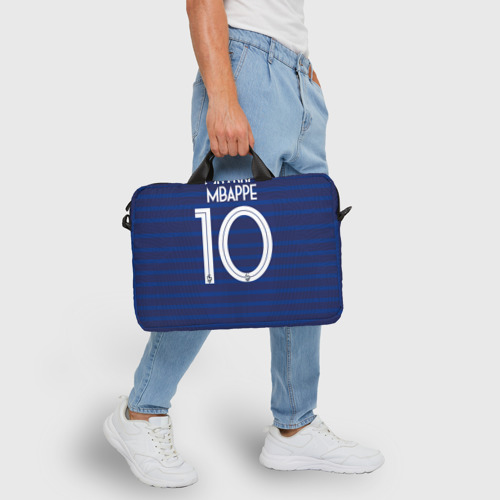 Сумка для ноутбука 3D Mbappe home Euro 2020, цвет 3D печать - фото 6