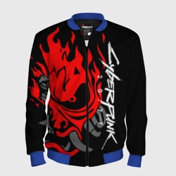 Мужской бомбер 3D Самурай Киберпанк 2077