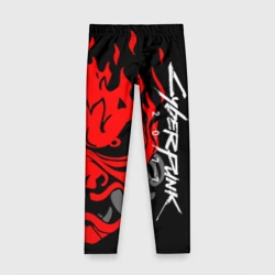 Детские леггинсы 3D Самурай Киберпанк 2077