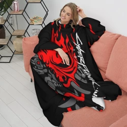 Плед с рукавами Самурай Киберпанк 2077 - фото 2