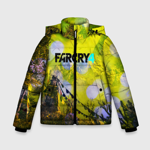 Зимняя куртка для мальчиков 3D Farcry4, цвет красный