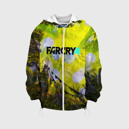 Детская куртка 3D Farcry4, цвет белый
