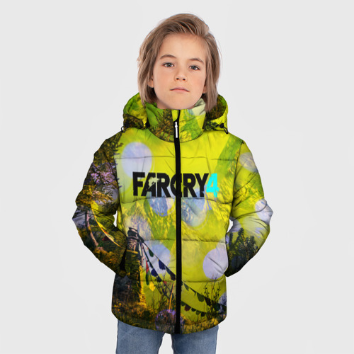 Зимняя куртка для мальчиков 3D Farcry4, цвет красный - фото 3