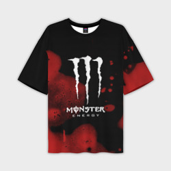 Мужская футболка oversize 3D Monster energy