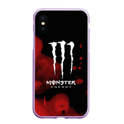 Чехол для iPhone XS Max матовый Monster energy