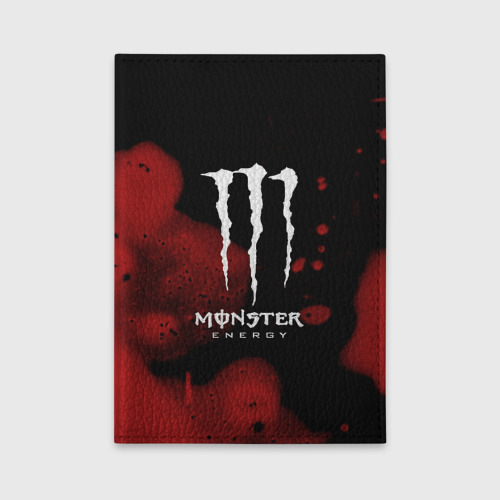 Обложка для автодокументов Monster energy, цвет оранжевый