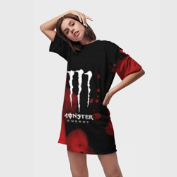 Платье-футболка 3D Monster energy - фото 2