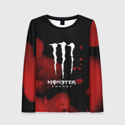 Женский лонгслив 3D Monster energy