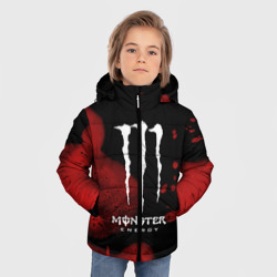 Зимняя куртка для мальчиков 3D Monster energy - фото 2