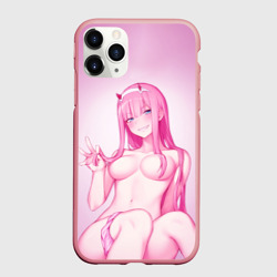 Чехол для iPhone 11 Pro Max матовый Darling IN the Franxx