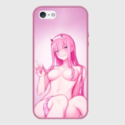 Чехол для iPhone 5/5S матовый Darling IN the Franxx