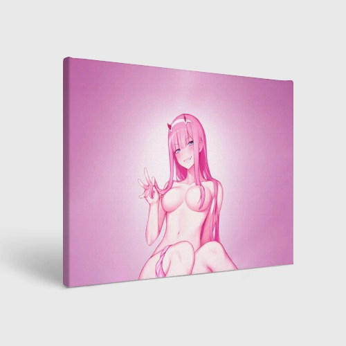 Холст прямоугольный Darling IN the Franxx