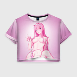 Женская футболка Crop-top 3D Darling IN the Franxx