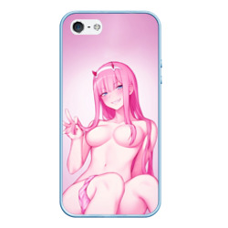 Чехол для iPhone 5/5S матовый Darling IN the Franxx