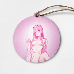 Деревянная игрушка круг Darling IN the Franxx