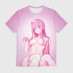 Мужская футболка 3D Darling IN the Franxx