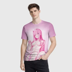 Мужская футболка 3D Darling IN the Franxx - фото 2