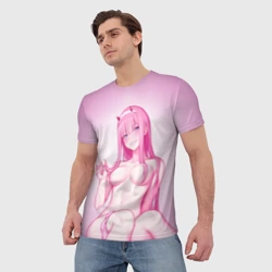 Мужская футболка 3D Darling IN the Franxx - фото 2