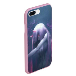 Чехол для iPhone 7Plus/8 Plus матовый Ноль Два сбоку - Darling in the FranXX - фото 2