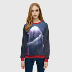 Женский свитшот 3D Ноль Два сбоку - Darling in the FranXX - фото 2