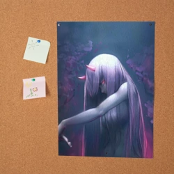 Постер Ноль Два сбоку - Darling in the FranXX - фото 2