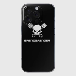 Чехол для iPhone 16 Pro Max силиконовый с защитой камеры Grenzgaenger