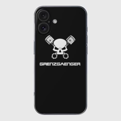 Чехол для iPhone 16 силиконовый с защитой камеры Grenzgaenger