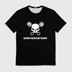 Мужская футболка 3D Grenzgaenger