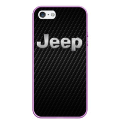 Чехол для iPhone 5/5S матовый Jeep Carbone Джип Карбон