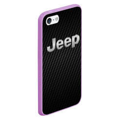 Чехол для iPhone 5/5S матовый Jeep Carbone Джип Карбон - фото 2