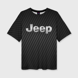 Женская футболка oversize 3D Jeep Carbone Джип Карбон