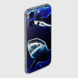 Чехол для iPhone 15 Pro силиконовый с защитой камеры Дельфин в море - фото 2