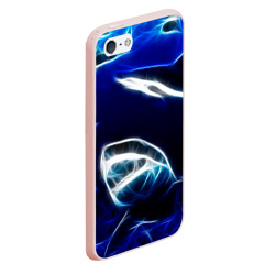 Чехол для iPhone 5/5S матовый Дельфин в море - фото 2