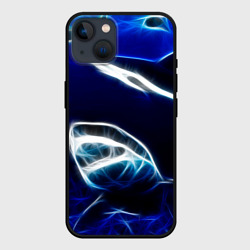 Чехол для iPhone 14 Дельфин в море