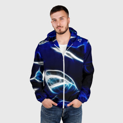 Мужская ветровка 3D Дельфин в море - фото 2