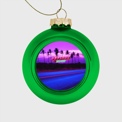 Ёлочный шар стеклянный/пластиковый Hotline Miami