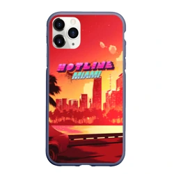 Чехол для iPhone 11 Pro Max матовый Hotline Miami