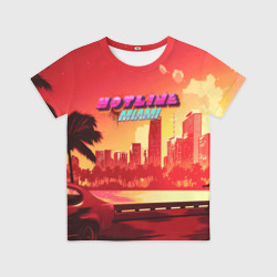 Детская футболка 3D Hotline Miami